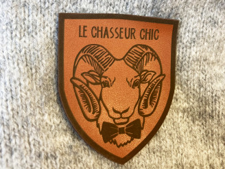 ecusson cuir